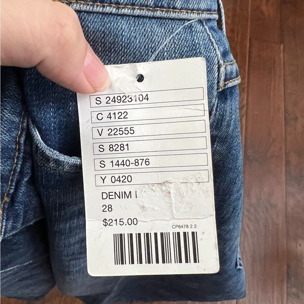 NWT Anthropologie Citizens of Humanity Size 28 Poise Wide-Leg Crop Jeans - Picture 8 of 12